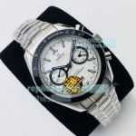 Swiss Replica Omega Speedmaster Racing White Dial Chronograph Watch GB Factory
